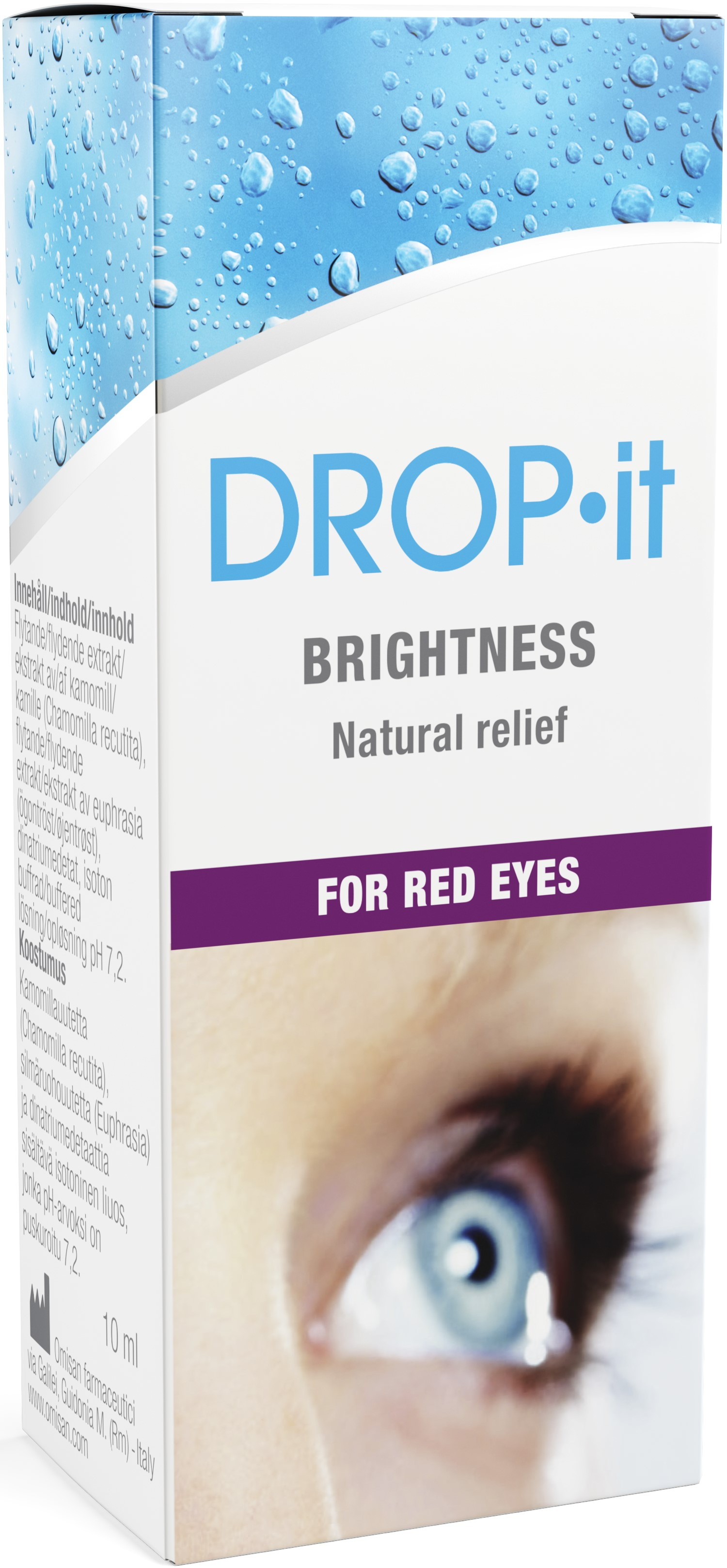 DROP-it Brightness för röda ögon